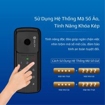 Đa dạng phương thức mở khóa bảo mật & linh hoạt