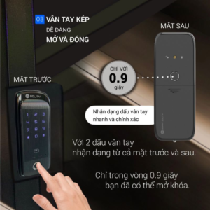 Bảo mật linh hoạt với 4 phương thức mở khóa