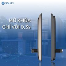 Khóa cửa vân tay Solity GM-6000BK mở khóa nhanh chóng