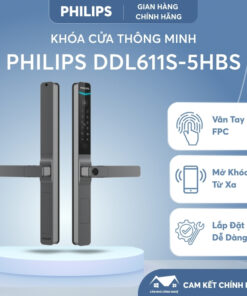 Khóa Thông Minh Philips DDL611S-5HBS